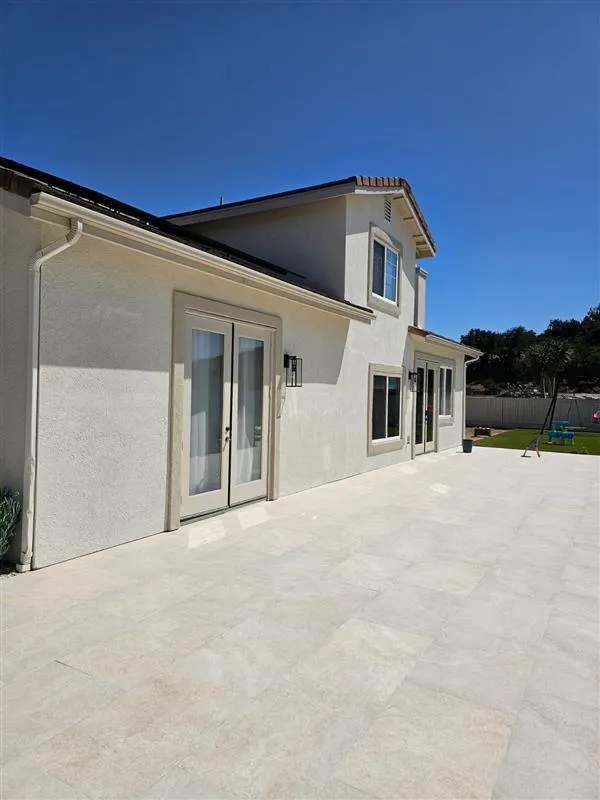 Completed exterior painting project